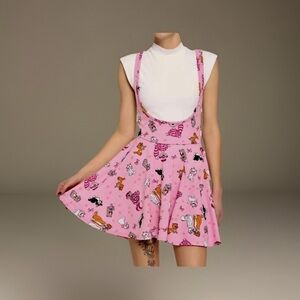 Disney Pink Skater Skirt with Character Design